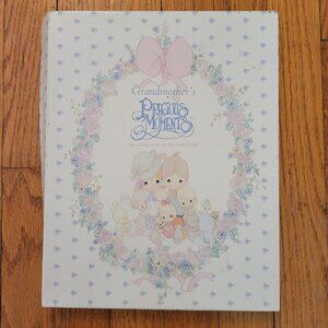 Grandmothers Precious Moments Memory Book Thomas Nelson 1990 Record Keeping